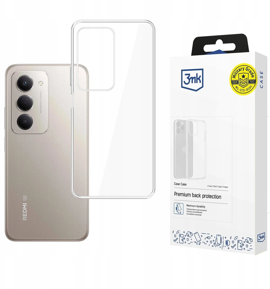 3Mk apsauga Redmi 15 4G/ 15 5G - 3mk skaidrus dėklas