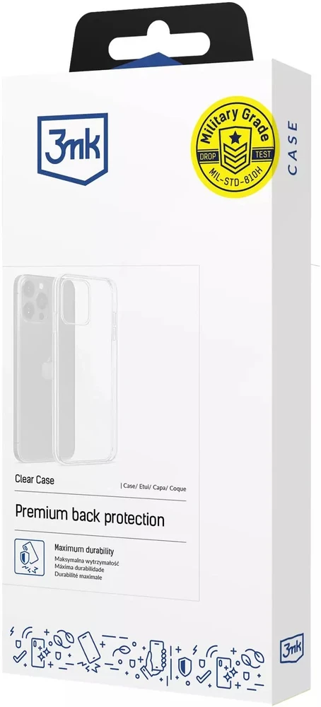 3Mk apsauga Redmi 15C 4G/5G (173 mm) - 3mk skaidrus dėklas
