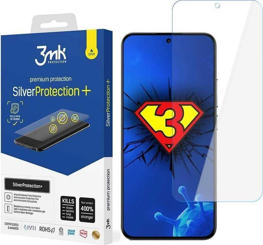Xiaomi 13 - 3mk Sidabrinis Protect+