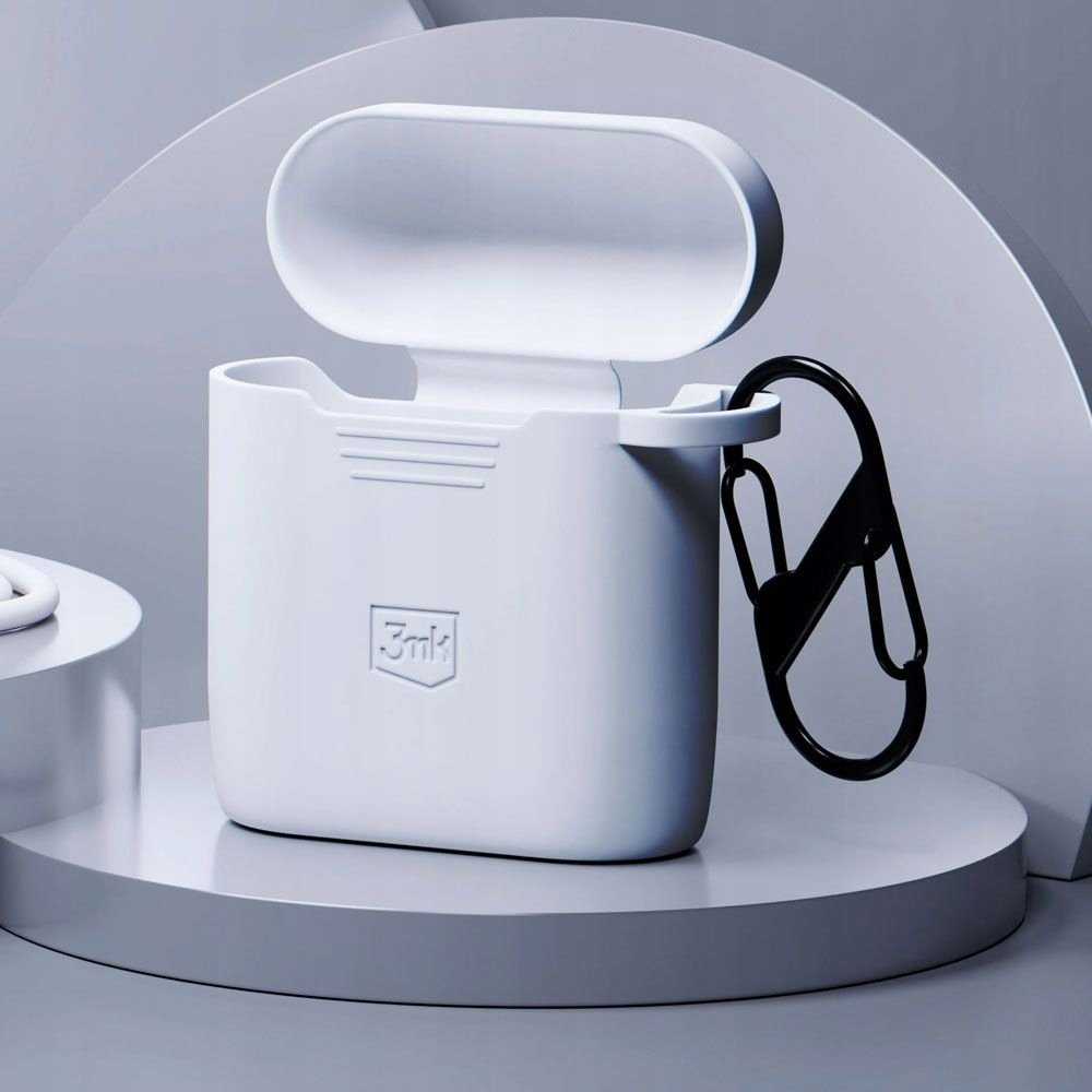 3MK Silicon dėklas AirPods 2nd gen+ karabinui