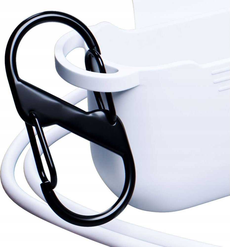 3MK Silicon dėklas AirPods Pro+ carabiner