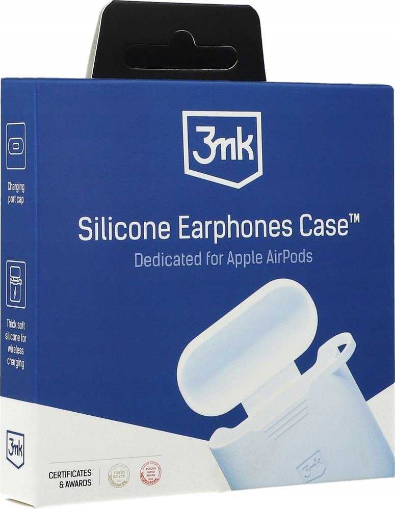 3MK Silicon dėklas AirPods Pro+ carabiner
