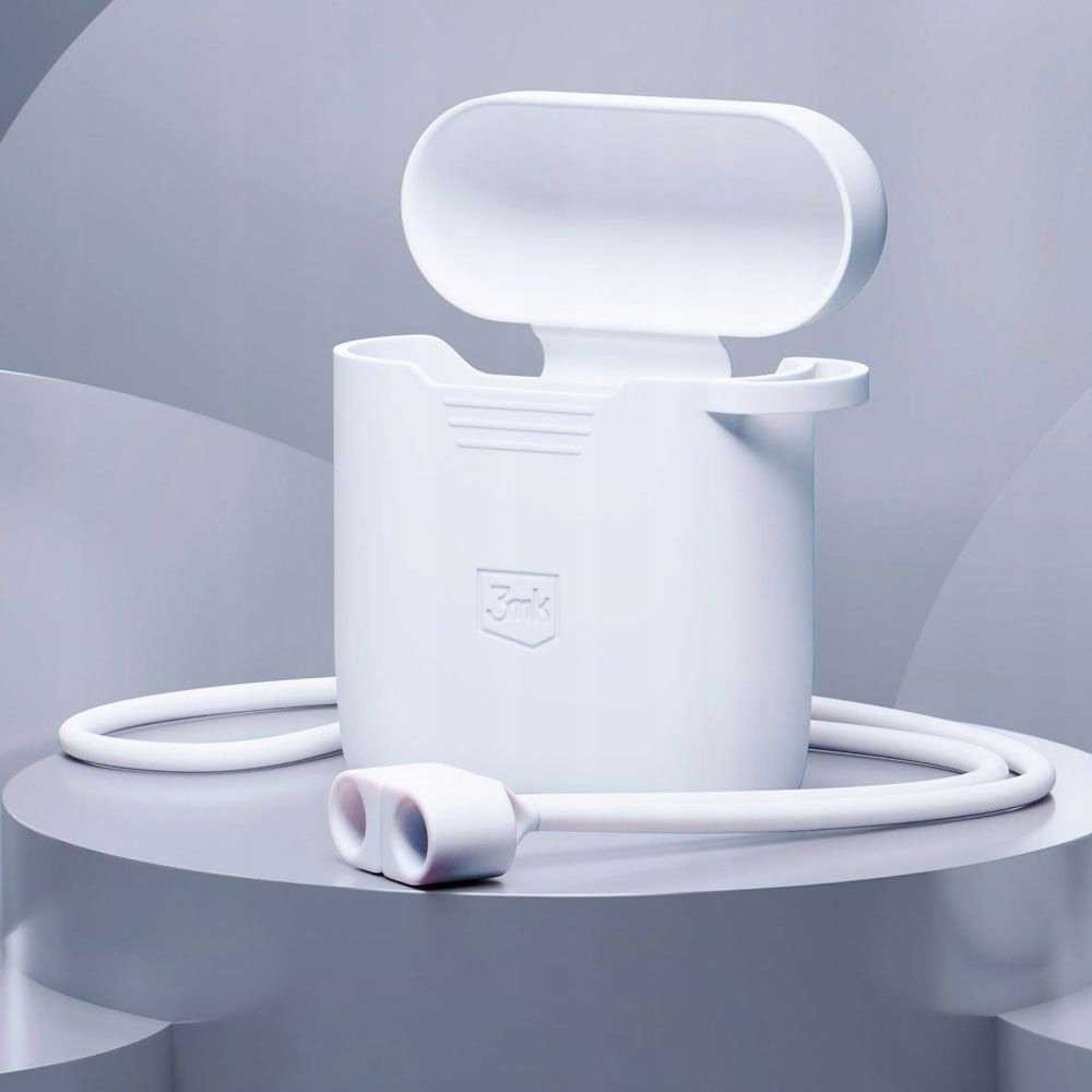 3MK Silicon dėklas AirPods 2nd gen+ karabinui