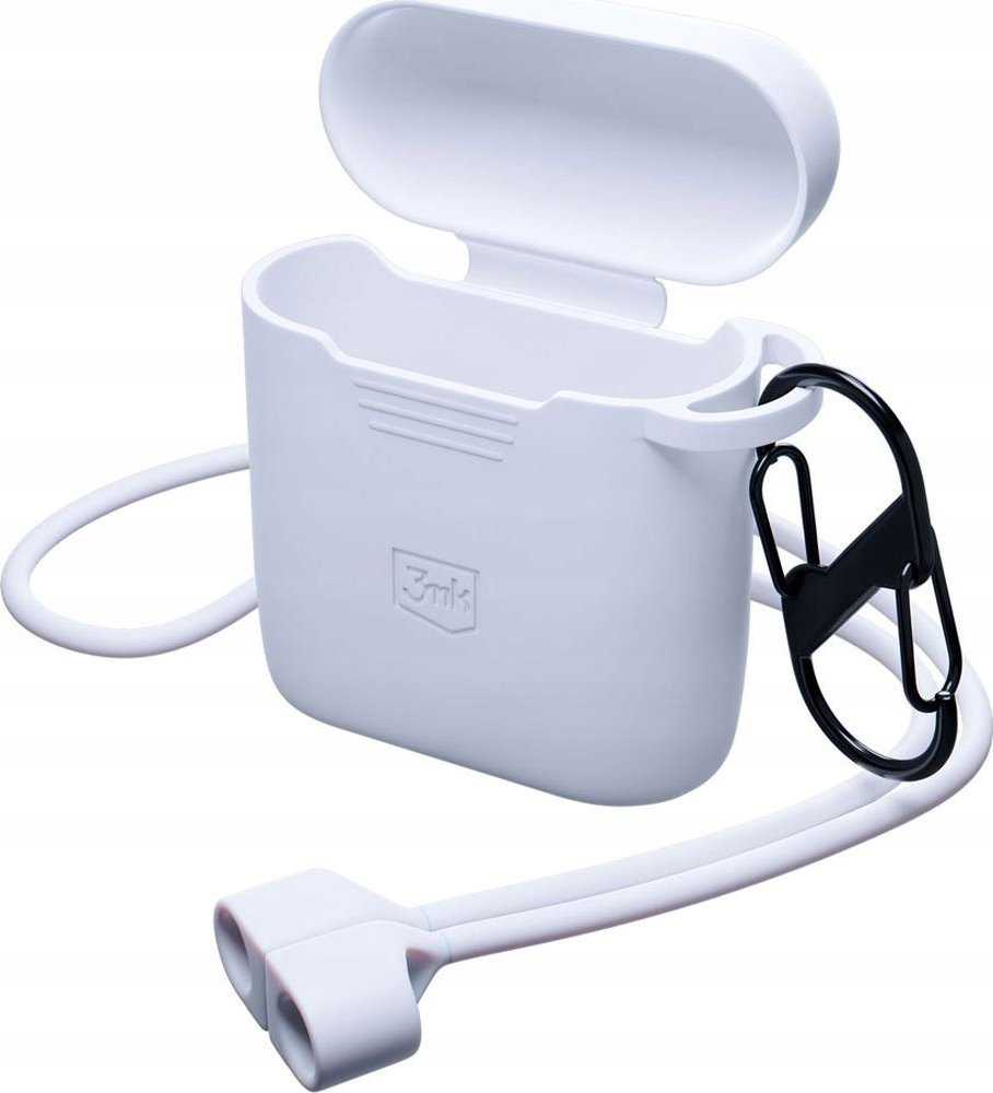 3MK Silicon dėklas AirPods 2nd gen+ karabinui