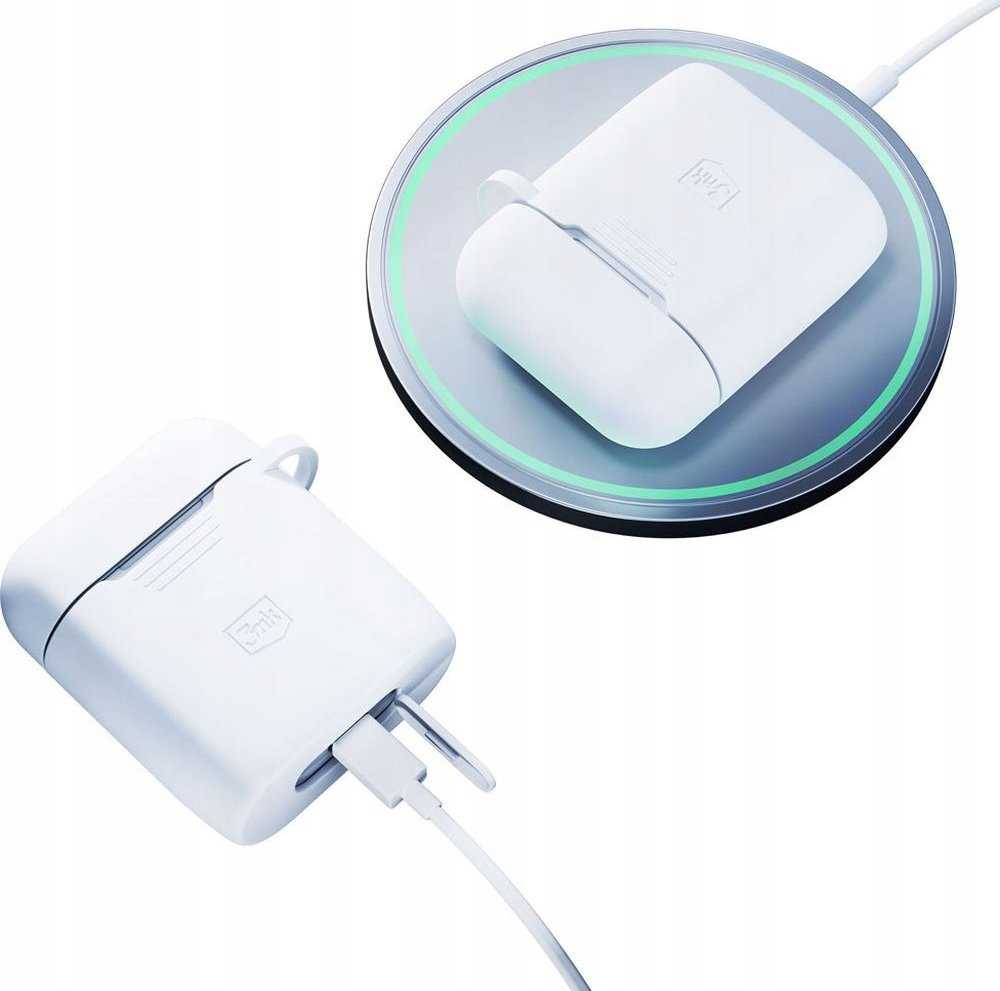 3MK Silicon dėklas AirPods 2nd gen+ karabinui