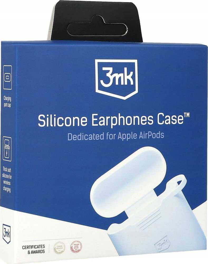 3MK Silicon dėklas AirPods 2nd gen+ karabinui