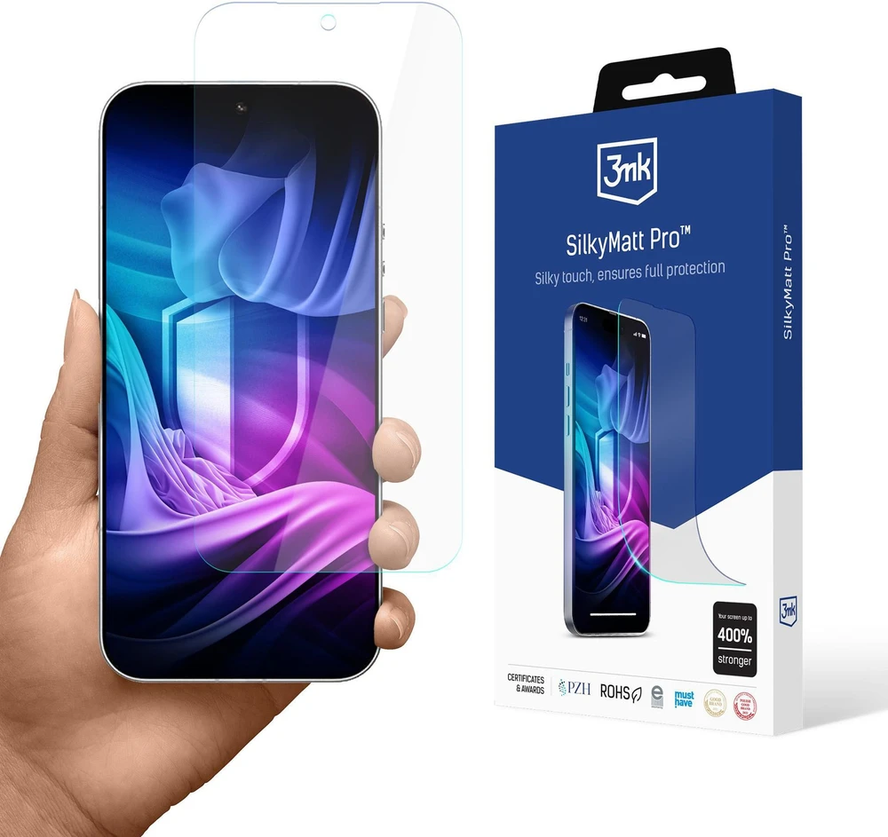 Apsauginė plėvelė su 400% stiprinimu ir matiniu paviršiumi 3mk