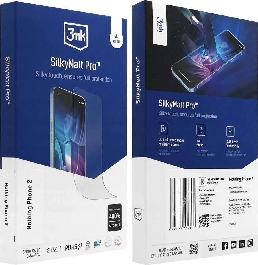 Nothing Phone 2 – 3mk Silky Matt Pro