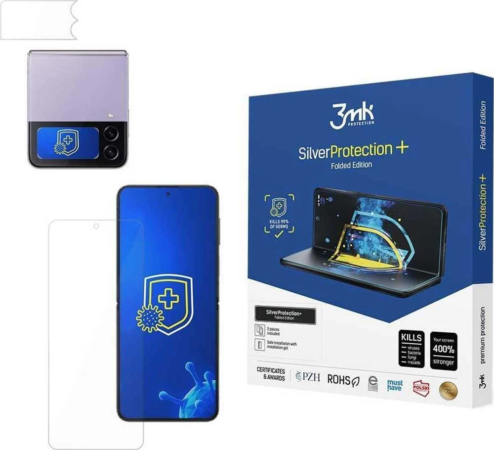 LCD apsauginė plėvelė 3mk Sidabrinis Protection+ Folded Edition Samsung F731 Z Flip5 5G