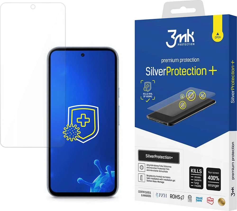 Antibakterinė apsauginė plėvelė 3mk SilverProtection+ Google Pixel 8A 5G