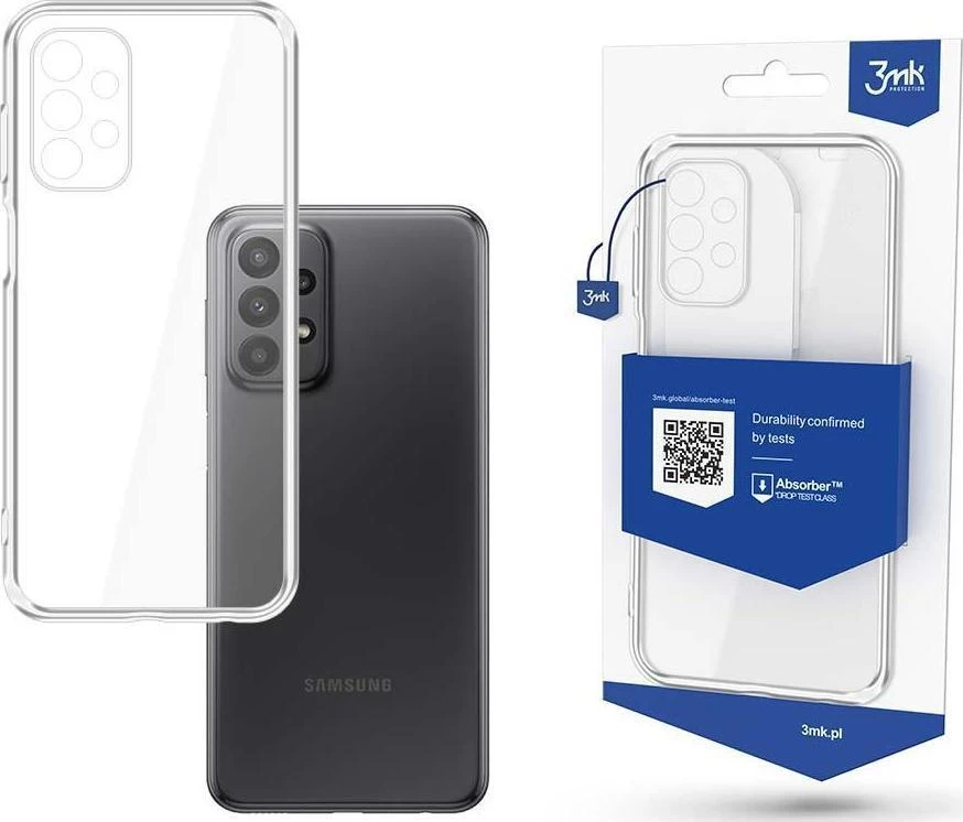 Samsung Galaxy A23 4G - 3mk dėklas telefonui skaidrus