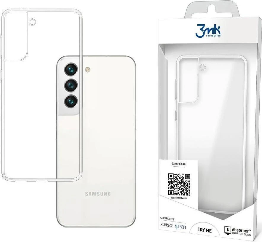 Dėklas 3mk Clear Case 1,2mm Samsung S906 S22 Plus 5G