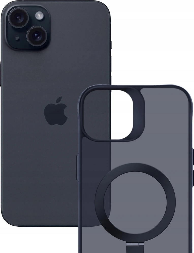 3MK dūminis dėklas Apple iPhone 15 Plus Magsafe ir stovas