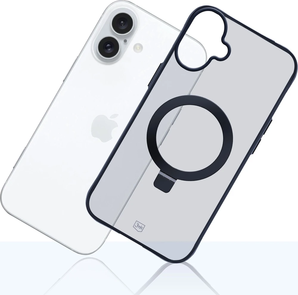 3MK dūminis dėklas Apple iPhone 16 Magsafe ir stovas