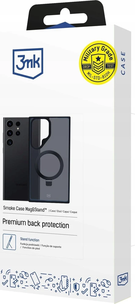 3MK Dūmų dėklas Samsung Galaxy S24 Ultra Magsafe ir stovas