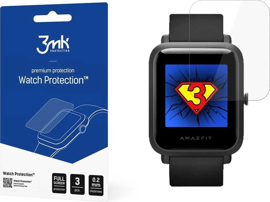 3Mk Apsauginė ekrano plėvelė Amazfit BIP S