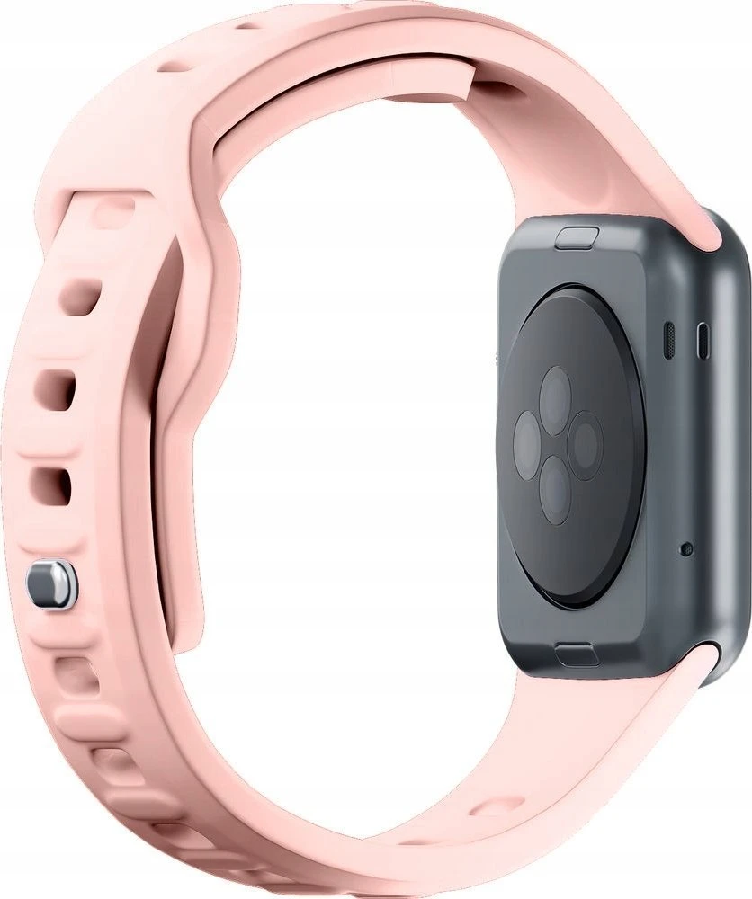 3mk silikoninė apyrankė Apple Watch 42 / 44 / 45 / 49 mm - rožinės spalvos