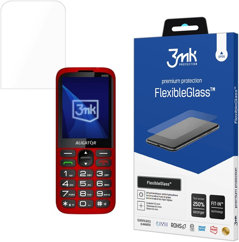 3Mk apsauga Aligatorius A930 4G – 3mk lankstus stiklas