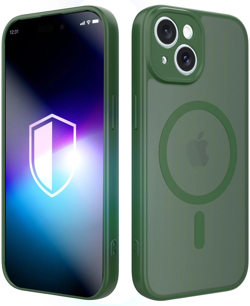 3Mk Protection 3mk Misty MagCase dėklas iPhone 14 telefonui - žalias