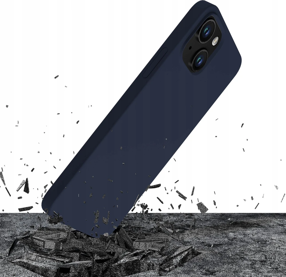 3Mk Protection 3mk Silikoninis dėklas for iPhone 15 Plus - Navy Mėlyna