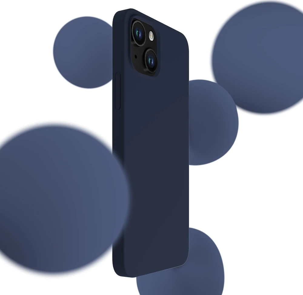 3Mk Protection 3mk Silikoninis dėklas for iPhone 15 Plus - Navy Mėlyna