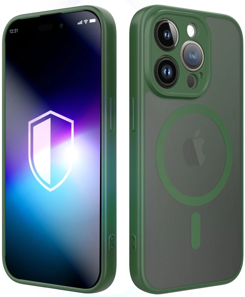 Nezatříděno Dėklas 3mk Misty MagCase iPhone 15 Pro telefonui, žalias
