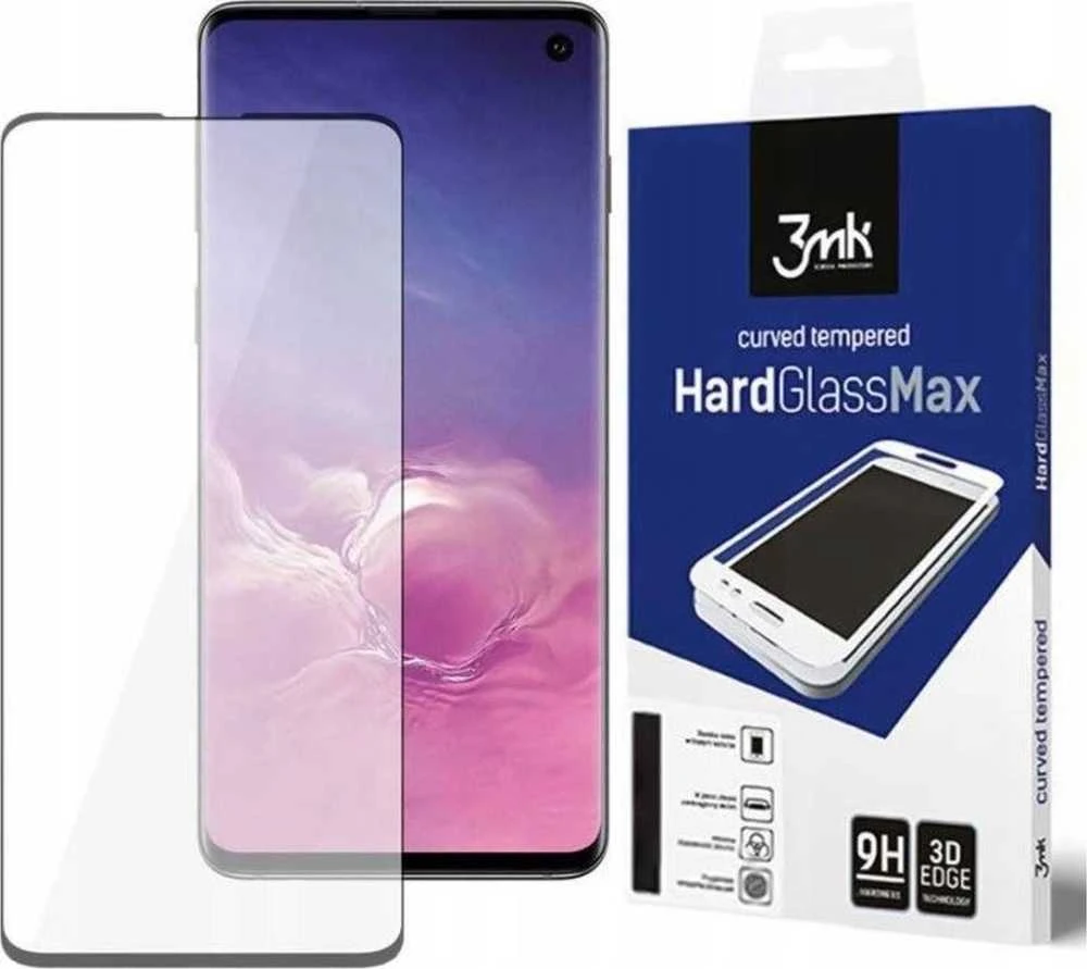 LCD apsauginis stikliukas 3mk Hard Glass Max Apple iPhone 16 Plus juodas