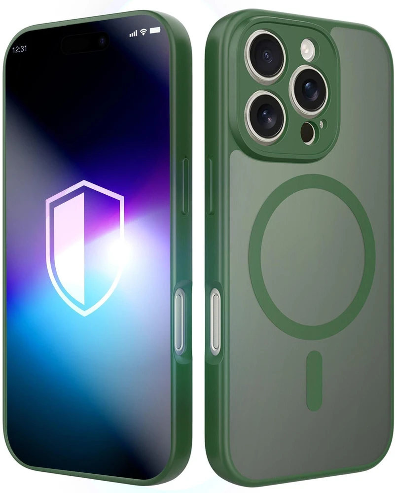 3Mk Protection 3mk Misty MagCase dėklas, skirtas iPhone 16 Pro - žalias
