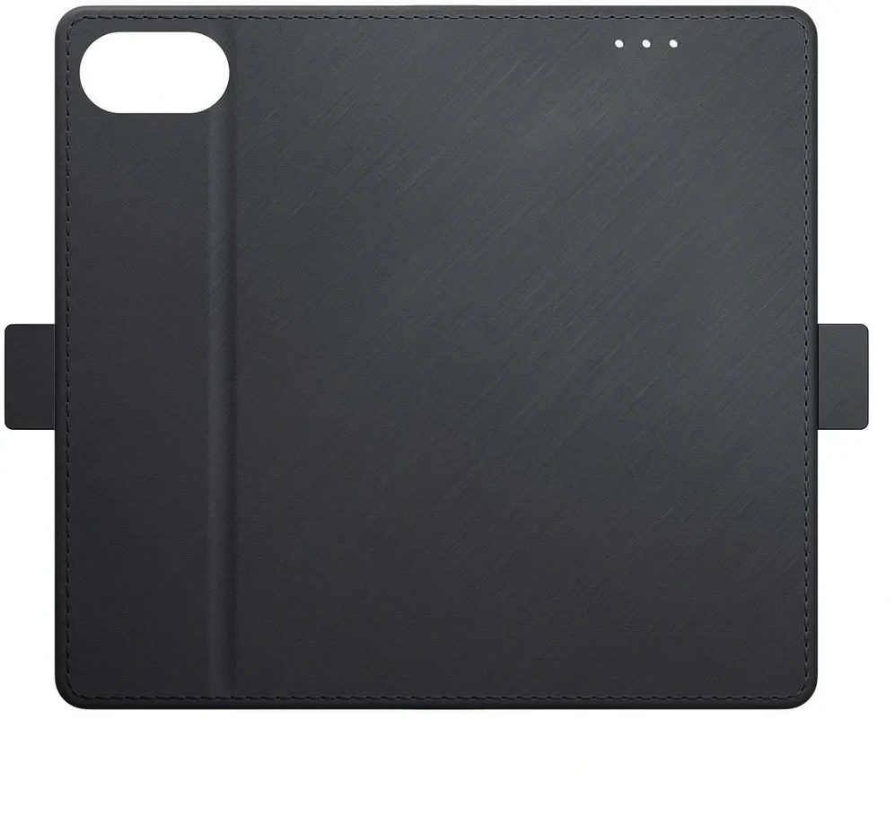 3mk Wallet Case dėklas su pinigine iPhone 16e, juodas