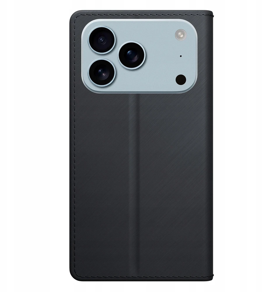 3Mk apsauginis 3mk piniginės dėklas iPhone 17 Pro - Juodas