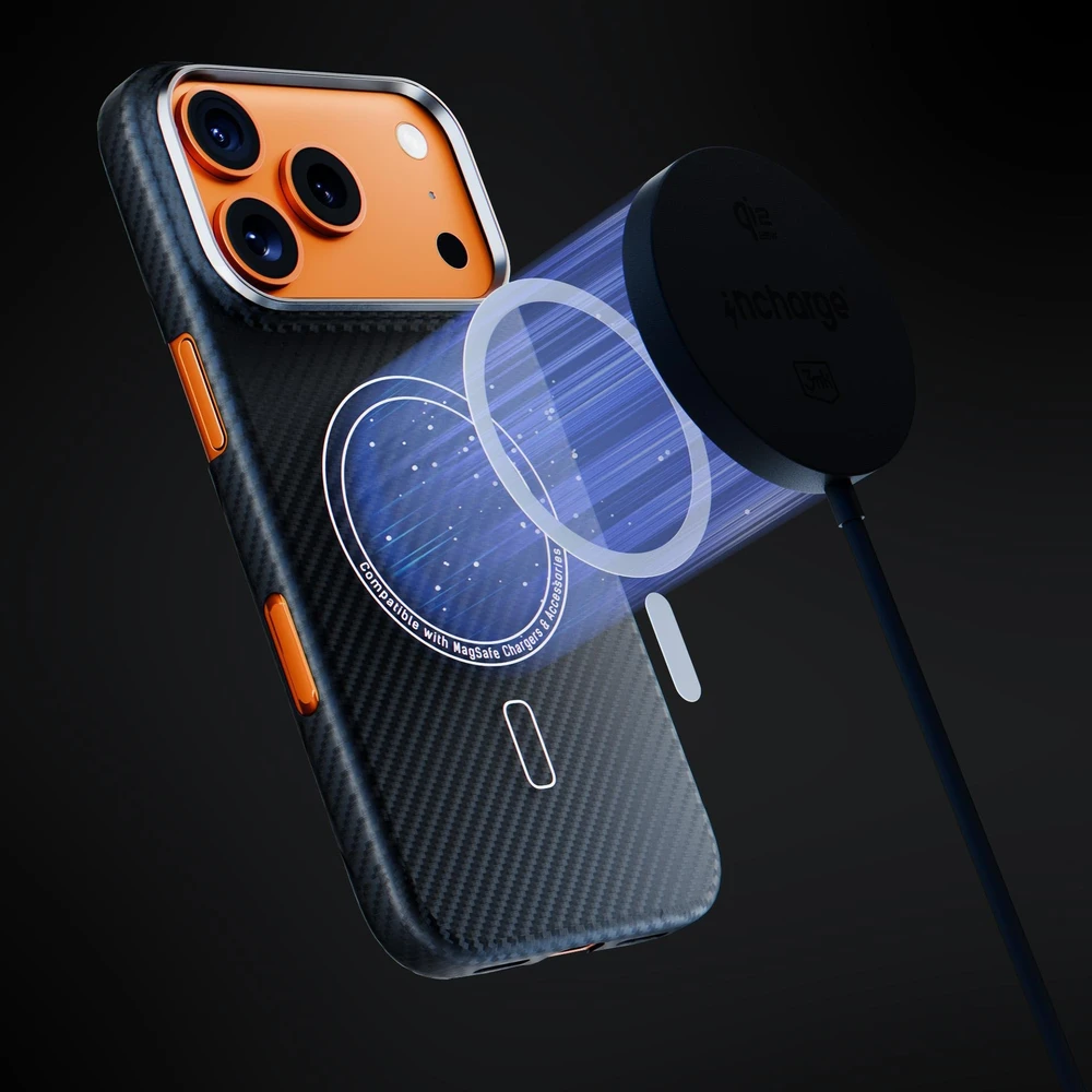 Dėklas 3mk Hardy Aramid MagCase do Apple iPhone 17 Pro/ 18 Pro juoda