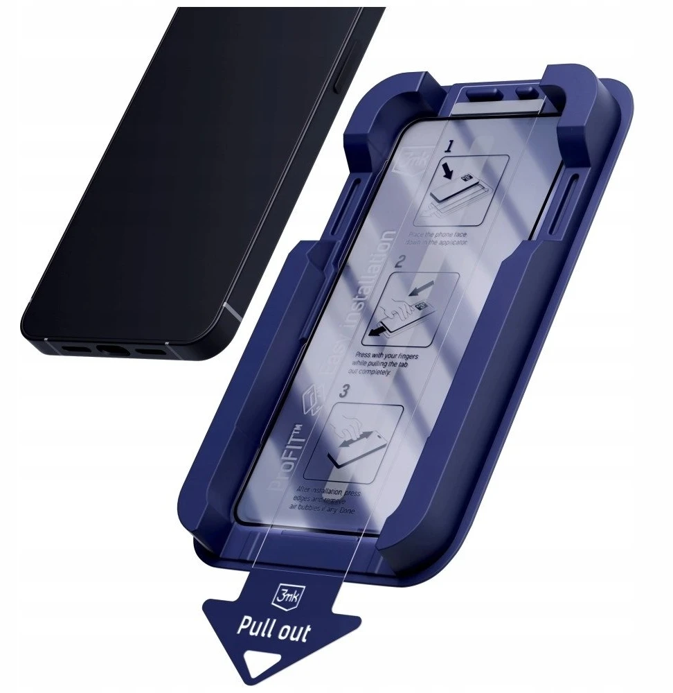 3Mk Protection 9H grūdintas stiklas su 3mk HardGlass Max privatumo filtru, skirtas iPhone 17 Pro Max