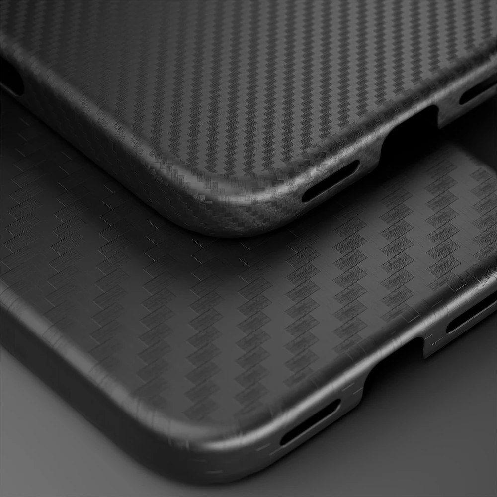 Dėklas 3mk Hardy Aramid MagCase do Apple iPhone 17 Pro Max/ 18 Pro Max juoda