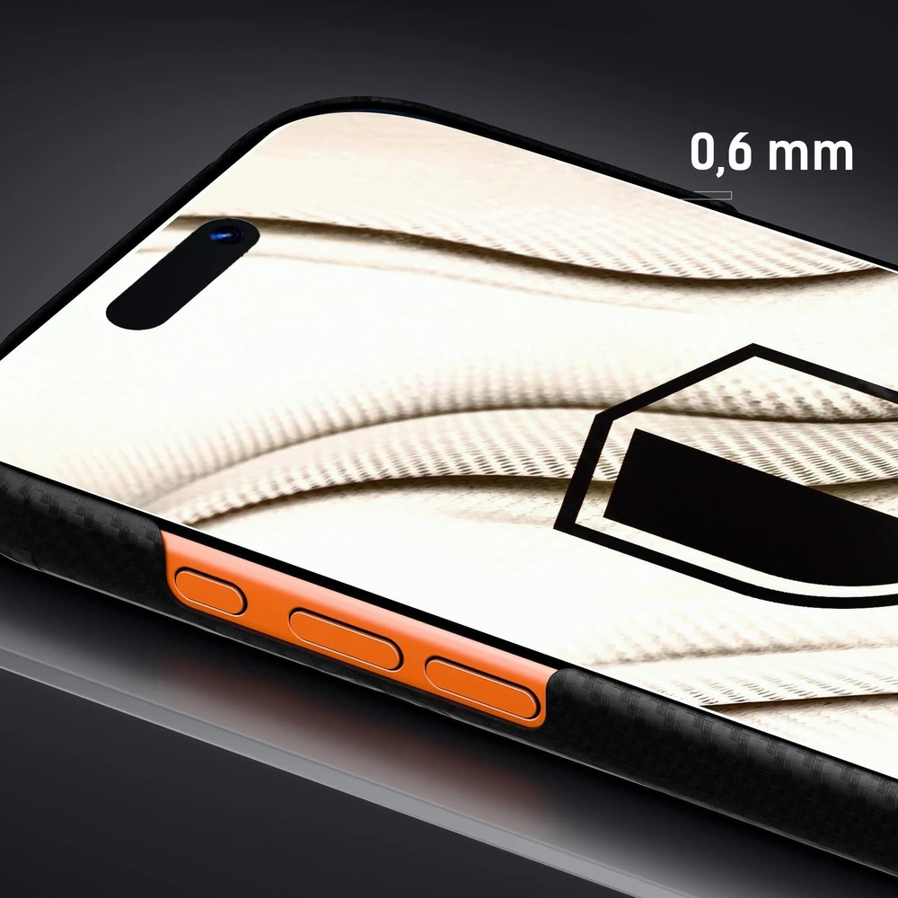Dėklas 3mk Hardy Aramid MagCase do Apple iPhone 17 Pro Max/ 18 Pro Max juoda