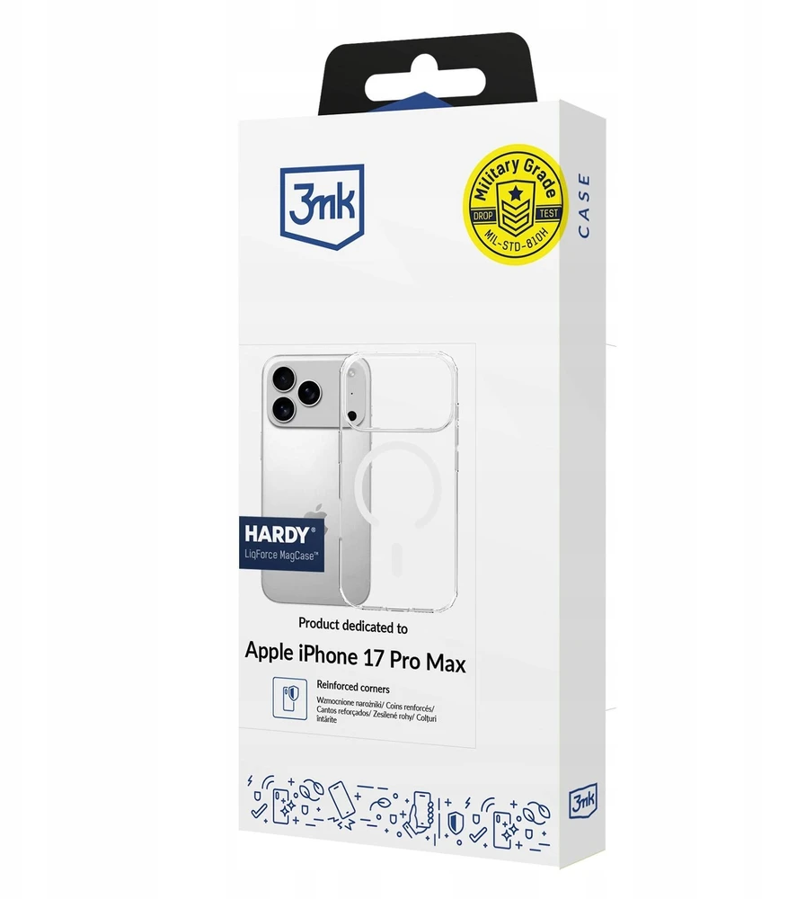 Dėklas 3mk Hardy LiqForce MagCase do Apple iPhone 17 Pro Max/ 18 Pro Max