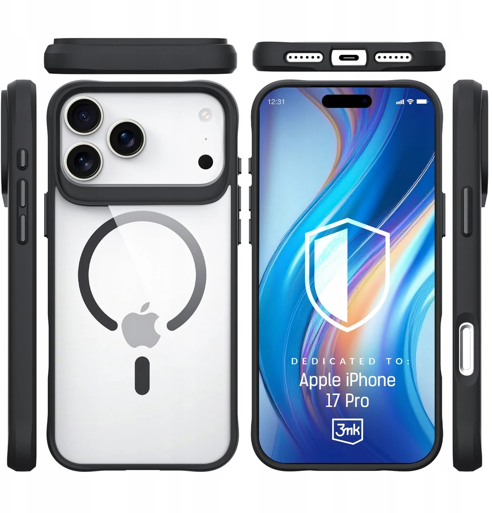 3MK Satin Armor Mag dėklas iPhone 17 Pro