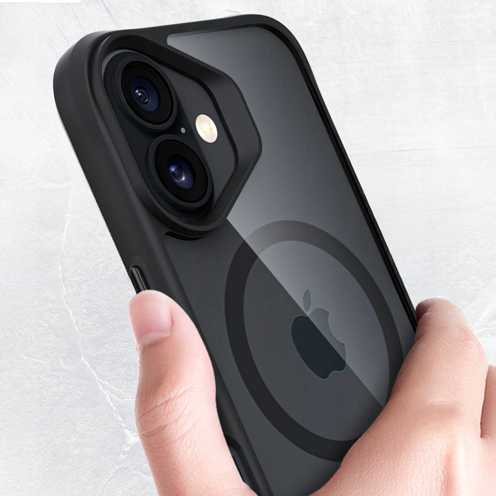 Dėklas 3Mk Apsauginis 3mk Satin Armor MagCase iPhone 17 - Juodas
