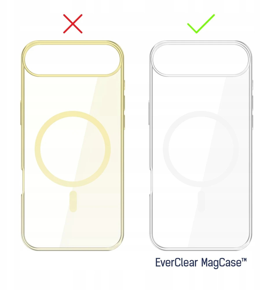 Dėklas 3mk EverClear MagCase for Apple iPhone 17 Air - transparent