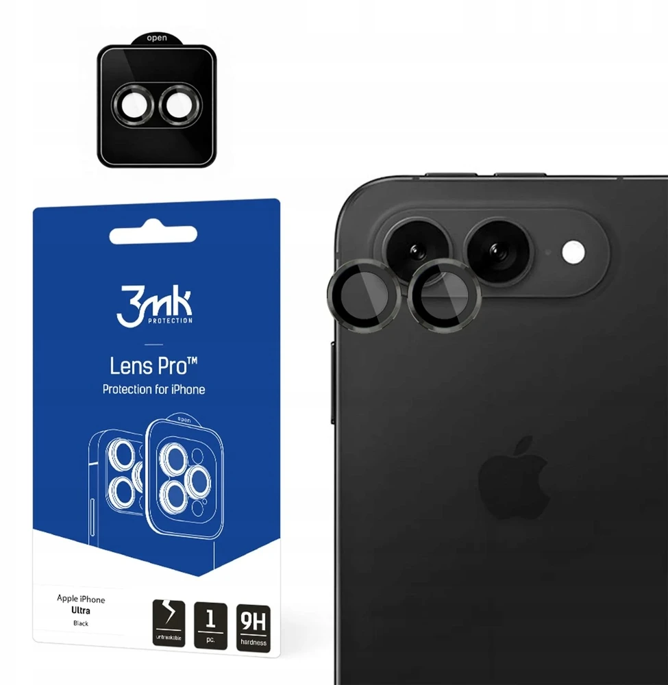 3mk Apple iPhone Fold – objektyvo apsauga Pro juoda (161917)