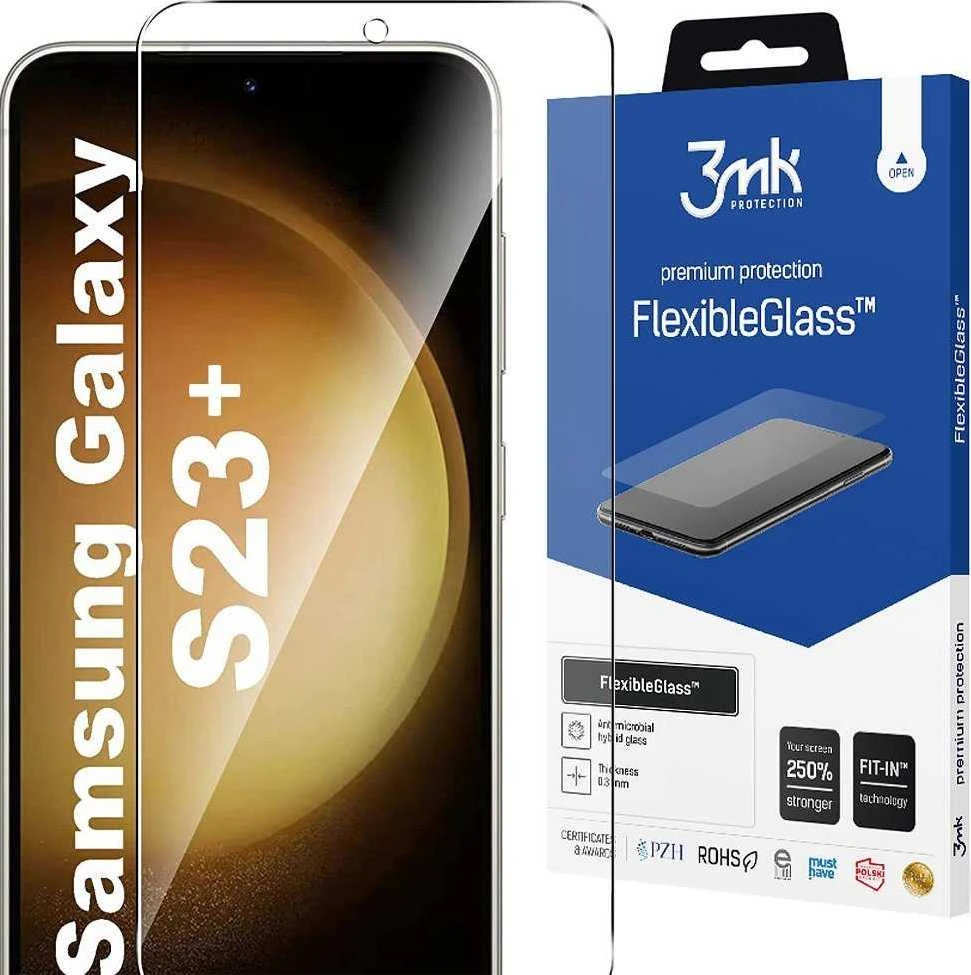 3MK „FlexibleGlass“ „Samsung Galaxy S23+ S916“ hibridinis stiklas