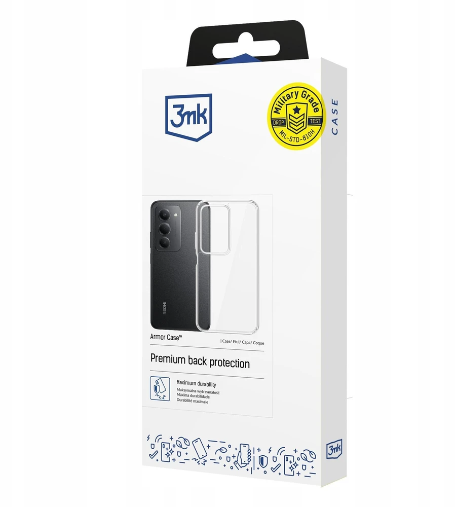 3Mk apsauga „Redmi 15 4G/ 15 5G“ – 3mk šarvuotas dėklas