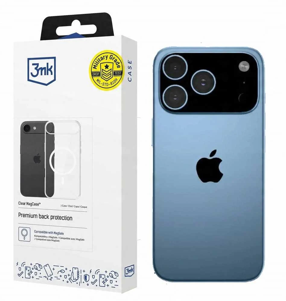 Dėklas 3mk Clear MagCase Apple iPhone 17 Pro