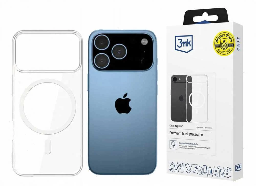 Dėklas 3mk Clear MagCase Apple iPhone 17 Pro