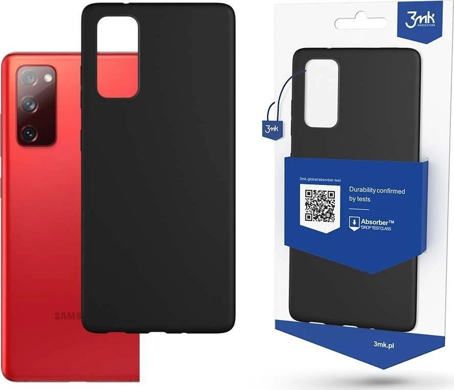 3MK Matt Case Galaxy S21 FE, TPU, Juodas, Matt telefono dėklas