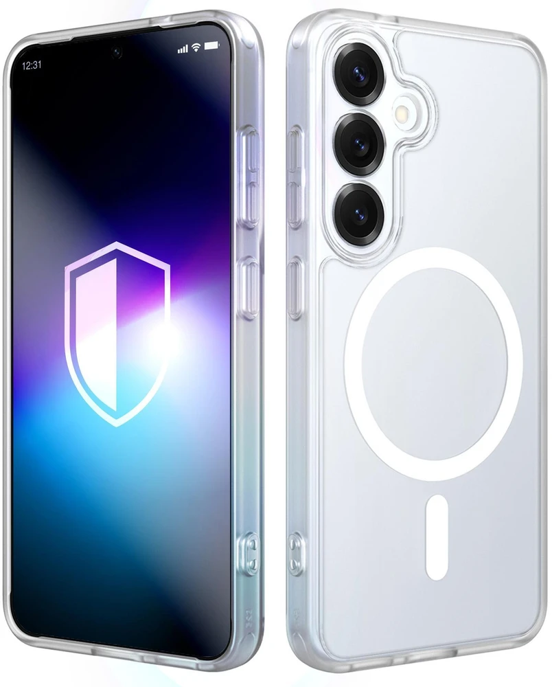 Dėklas 3MK Misty MagCase do Samsung Galaxy S25 balta