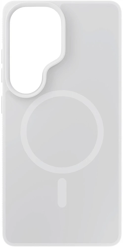 Dėklas 3MK Smoke MagCase do Samsung Galaxy S26 Ultra balta