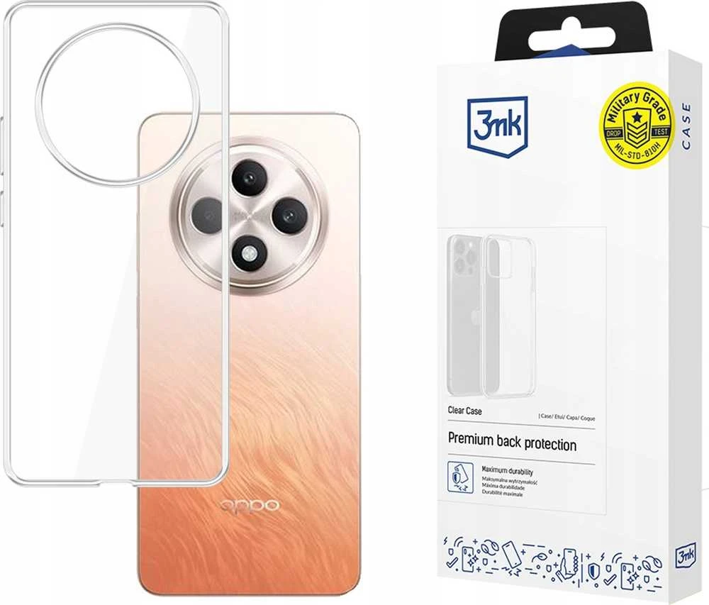 3MK skaidrus Dėklas Oppo Reno 12 F