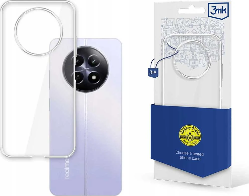 3MK skaidrus Dėklas Realme 12 5G