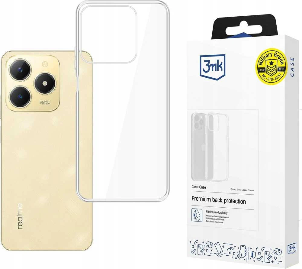 3mk skaidrus dėklas, skirtas Realme C61 – skaidrus