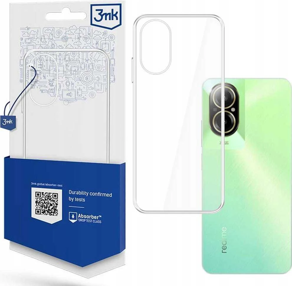 3MK skaidrus Dėklas Realme C67 5G